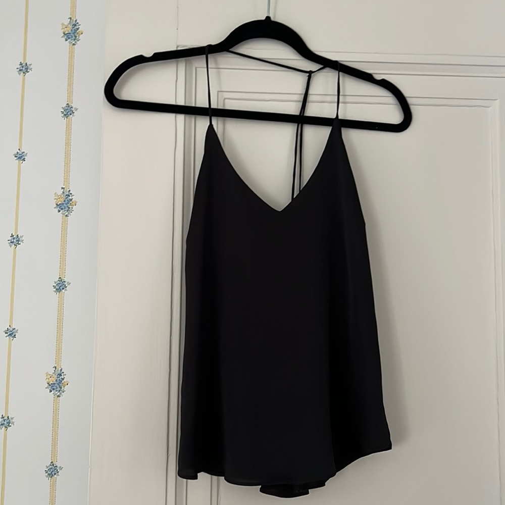 Cotton Candy LA black tank